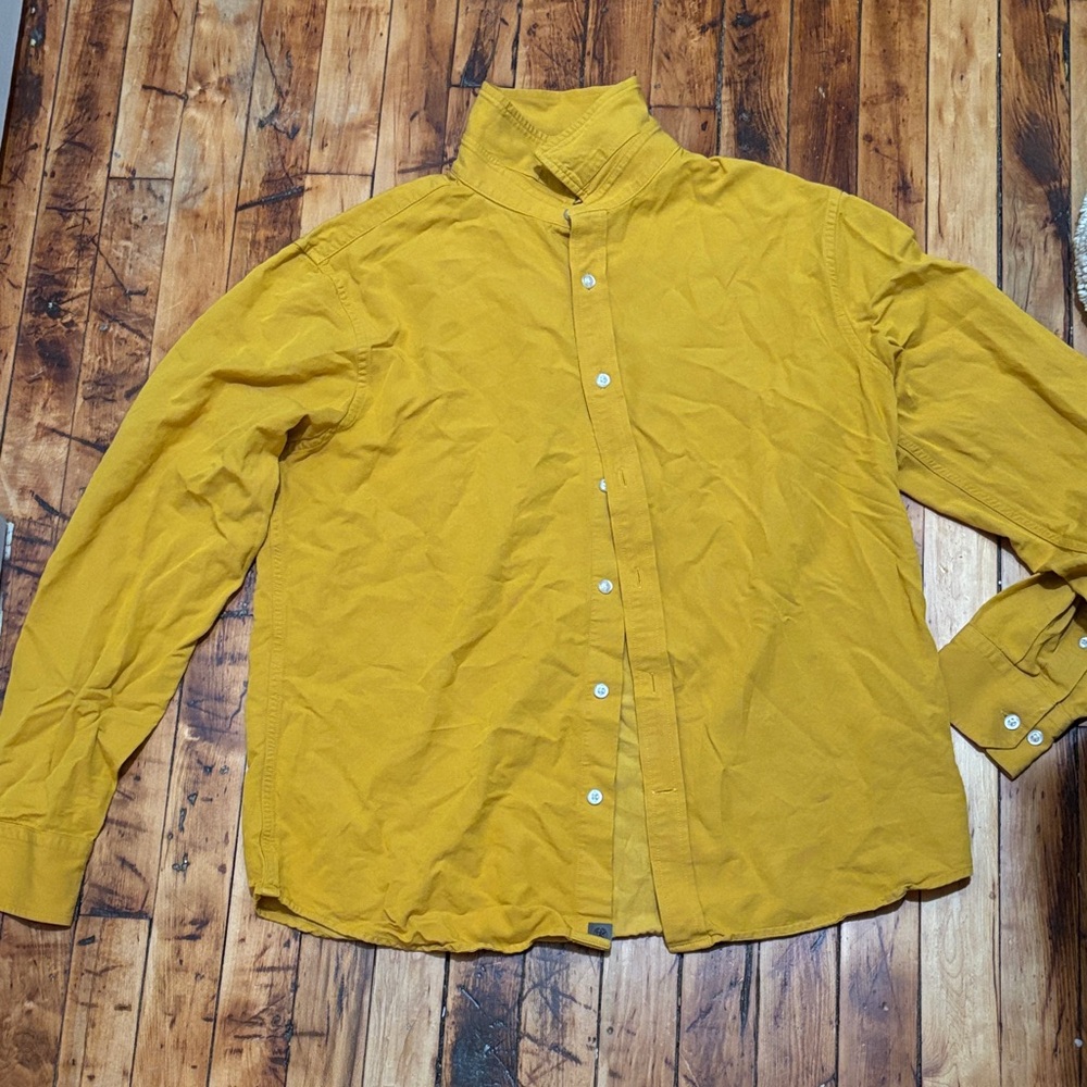 Banana Republic Mustard Button-Up Shirt